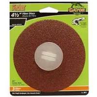 Gator 3073 Fiber Disc, 4-1/2 in Dia, 36 Grit, Extra Coarse, Aluminum Oxide