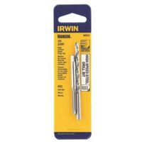 Irwin 80221 Tap and Drill Bit Set, HCS/HSS, #21 Drill Bit, 10-32NC/NO25