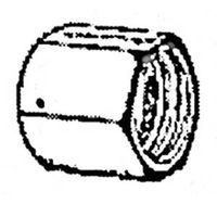 Plumb Pak PP850-64 Hose Adapter, 3/4 x 3/4 in, FHT x FIP, Brass, Gold