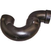 Canplas P-Trap, 1-1/2 in, Hub, ABS, Black (Model 103201SBC)