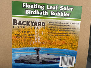 Floating Leaf Solar Bubble