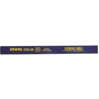 Irwin 66300 Medium Lead Carpenter Pencil, Blue, 7 in L, Wood Barrel