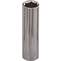 Vulcan MT6495733 Drive Socket, 5/8 in Socket, 3/8 in Drive, 6-Point, Chrome Vanadium Steel, Chrome