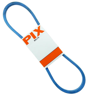 PIX A103K Fractional Horsepower V-Belt, 105 in Outside Circumference, 1/2 in W, 9/32 in Thick, Blue
