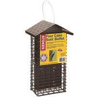Stokes Select Suet Buffet Bird Feeder, Solid Steel, 12.3 in H (38129)