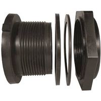 Green Leaf TF 125 P-E Tank Fitting, 1-1/4 in, FPT, Polypropylene