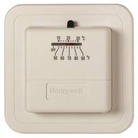 Honeywell Non-Programmable Thermostat, 50°F, 3"W x 1"D x 5"H (Model CT31A)