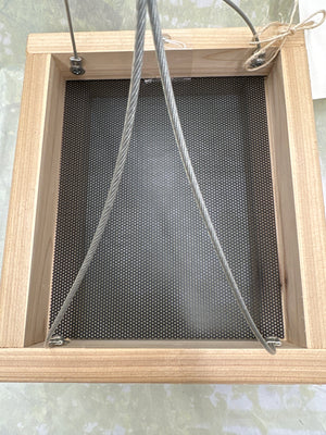 Hanging Tray Feeder Cedar