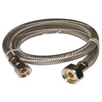 Plumb Pak EZ Series PP23808 Sink Supply Tube, 3/8 in Inlet, 1/2 in Outlet, 30 in L