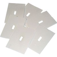 Frost King Switch Sealer, 4" L x 2.5" W, Plastic Foam, White (OSS6H)