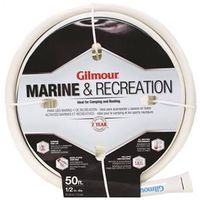 Gilmour Safe Hose, 1/2 in ID, 50 ft L, White 1/2x50 WHT Boat Hose