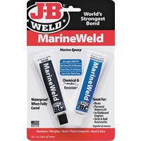 J-B Weld 8272 Cold Weld Epoxy, Dark Gray, Solid, 2 oz Tube, Bisphenol A-Epichlorhydrin