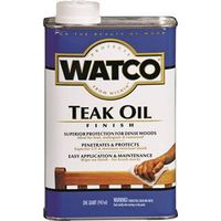 WATCO A67141 Teak Oil, Liquid, 1 Qt Can QT Teak Oil Finish