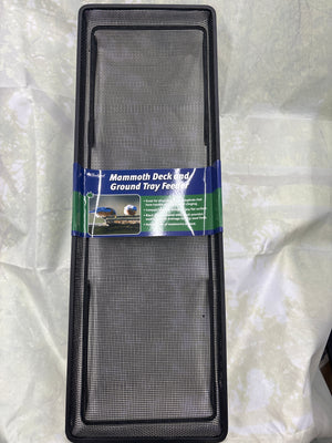 Large Deck & Ground Tray Feeder Black