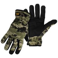 CAT CAT012270M Gloves, M, Elastic Wrist Cuff, Digital Camo
