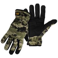 Cat CAT012270L Men's Utility Gloves, Size L, Open Cuff, Spandex, Camouflage