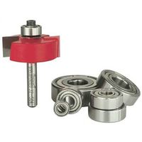 Freud 32-504 Router Bit, 1-3/8 in Dia Cutter, 2-Cutter, Carbide Router Bit Multi Rabbet