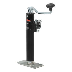 Curt 28320 Pipe-Mount Jack, 2000 lb Lifting, 10 in Max Lift Height