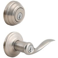Kwikset Signature Series 991TNL-15 Combination Lockset, Tustin Design, Satin Nickel, Grade 2