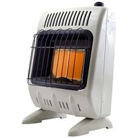 Mr. Heater Vent-Free Radiant Gas Heater, 10,000 BTU, 11.25" W x 23" H, Natural Gas