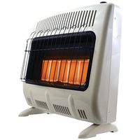 Mr. Heater Vent-Free Radiant Gas Heater, 30,000 BTU, 11.25 in W, 27 in H, Natural Gas