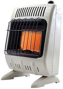 Mr. Heater Vent-Free Radiant Heater, 11.25" W x 22.5" H, 10,000 BTU, Propane (F299810)