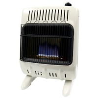 Mr. Heater MHVFDF10BF Vent-Free Blue Flame Heater, 10,000 BTU, 200 sq. ft. Heating Area, White