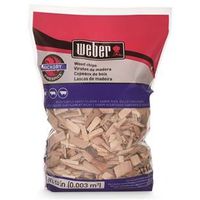 Weber Smoking Chips, Hickory Wood, 192 cu in Bag (17143)