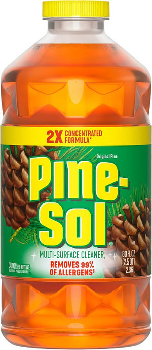 Pine-Sol Multi-Surface Cleaner and Disinfectant, 80 oz, Liquid, Original Pine
