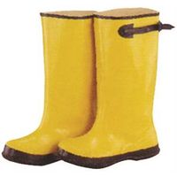 Diamondback RB001-12-C Over Shoe Boots, Size 12, Yellow, Rubber Upper, Slip-On Closure