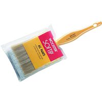 Wooster 2-1/2" Flat Sash Brush, Plastic Handle, Pearl/White/Yellow Bristles