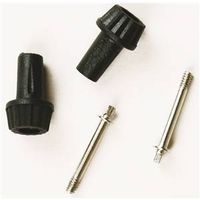 Jandorf 60143 Socket Knobs, Plastic, Black 2PK Repl Turn Knob