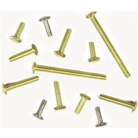 Jandorf 60141 Fixture Screw Assortment, Brass/Zinc 3PK BRS Fixture Screw