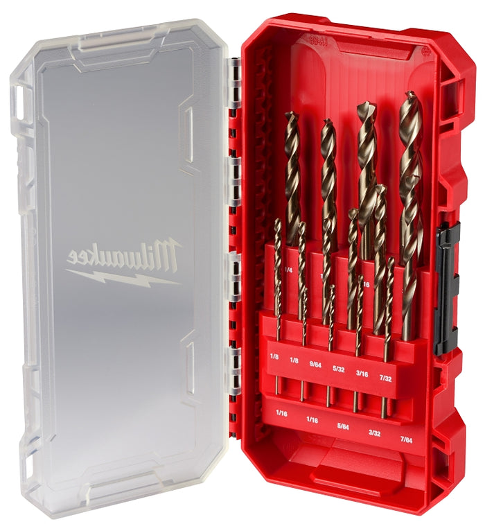 Milwaukee RED HELIX Series 15-Piece Steel Bit Drill Cobalt Set