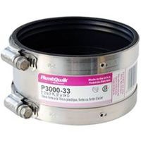 Fernco Flexible Coupling, 3" PVC Schedule 40, 4.3 PSI Pressure (P3000-33)