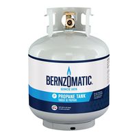 Cylindrical Propane Gas Steel Tank with Gauge (20 lb)
