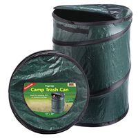 Coghlan's 1219 Trash Can, 33 Gal, Green, Polyethylene, Perfect for Camp Pop-Up