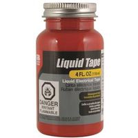 Gardner Bender LTR-400 Liquid Electrical Tape, Red, 4 oz Bottle