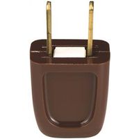 Eaton Wiring Devices BP2601-6B-SP Electrical Plug, 2-Pole, 10A, 125V, NEMA 1-15, Brown