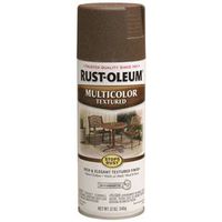 Rust-Oleum 223523 Textured Spray Paint, Autumn Brown, 12 oz Can