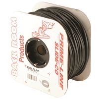 Make-2-Fit Round Screen Retainer Spline, 0.120 in D, 500 ft L, Vinyl, Black