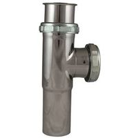 Plumb Pak PP17CP Tee and Tailpiece, 1-1/2 in, 22 ga Thick Wall, Slip-Joint, Brass