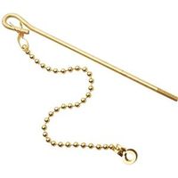 Plumb Pak Toilet Flapper Lift Wire and Chain, 4.5 in L, Brass, 1 Pack (PP835-11)