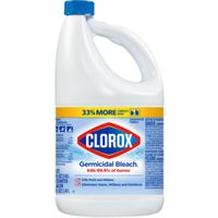 Clorox Germicidal Bleach, 81 oz, Liquid, Pale Yellow