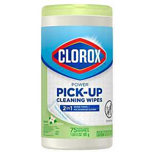 Clorox 32579 Multi-Purpose Towel Wipes, Jasmine, 4-1/4 in L, 4-1/4 in W, Paper