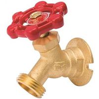 B&K Sillcock Valve, 3/4" FPT x Male Hose, Brass Body, 125 PSI (108-004HN)
