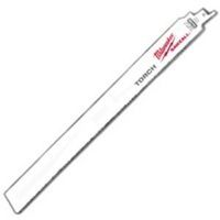 Milwaukee 48-00-5784 Reciprocating Saw Blade, 1 in W, 5PK, 18 TPI, 6L Torch Blade