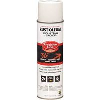 Rust-Oleum 203030 Inverted Marking Spray Paint, Semi-Gloss, White, 17 oz Can