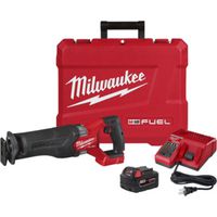 Milwaukee 2821-21 Reciprocating Saw Kit, 18V, 5Ah, 1-1/4 in L Stroke, 0 to 3000 SPM