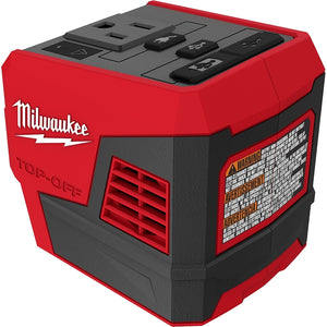 Milwaukee M18 TOP-OFF Power Supply, 18 VDC Input, 1 Outlet, 175 W Nominal Output (2846-20)